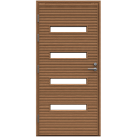 Paneeliovet model 4 Walnut