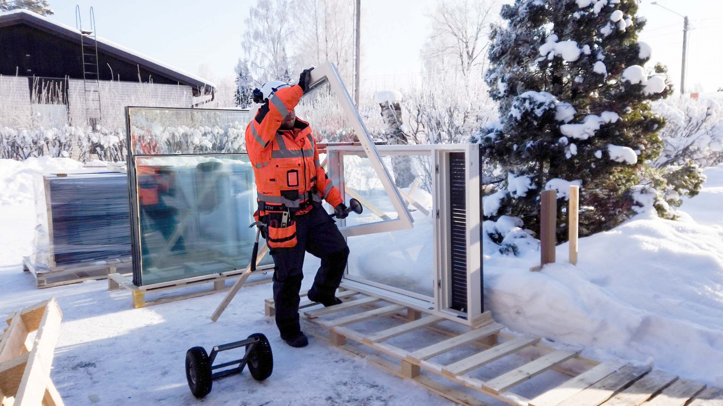 kodin energiatehokkuus korostuu talvella