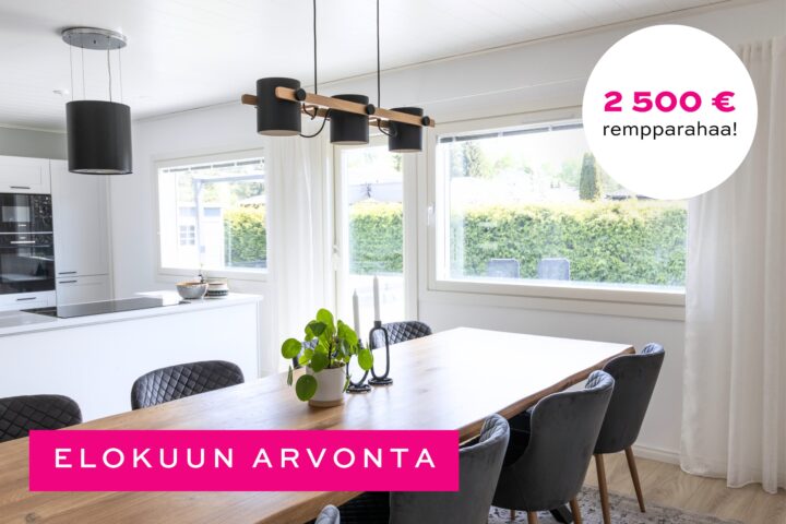 Elokuun 2500€ rempparaha arvonnan voitto Pornaisiin!
