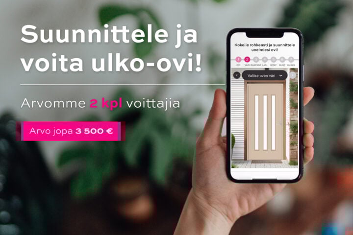 Heinäkuun oviarvonnan voitot Hyvinkäälle ja Kyrönlahdelle!